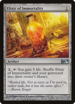 Elixir of Immortality 208 UC Magic 2012 (M12) NM MTG - Image 4