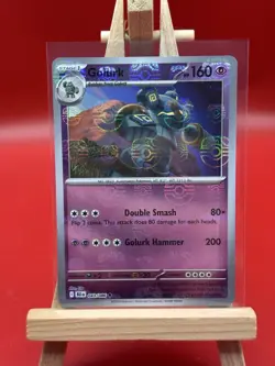 Pokemon TCG Golurk 043/086 Black Bolt Masterball Reverse Holo (NM) - Image 1