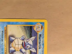 Wartortle 42/102 Non Holo Base Set - Pokemon Card - LP - Image 3