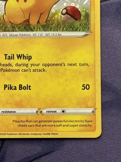 Pokemon TCG General Mills Promo Holo Pikachu SWSH039 NM - Image 4