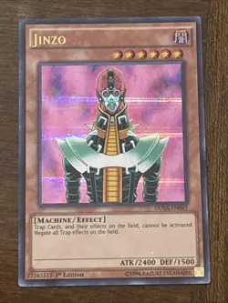 Jinzo DUSA-EN045 Duelist Saga 1st Edition Ultra Rare LP - Image 1