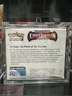 SEALED Pokemon TCG Sword & Shield: Lost Origin Booster Box W/ Acrylic Case 820650860553 - Image 3