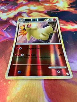 Typhlosion 32/123 NM Rare Reverse Holo HeartGold & SoulSilver 2010 Pokemon TCG - Image 2