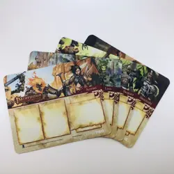 4Ct Pathfinder Adventure Rise of the Runelords Card Game Add-On Set Mini Mats - Image 1