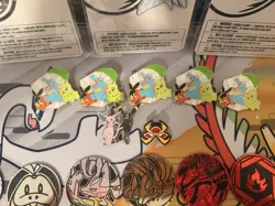 Pokemon TCG Official Pin & Coin Lot SWSH Mega SV NEW - Image 4