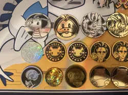 Pokemon TCG Official Pin & Coin Lot SWSH Mega SV NEW - Image 5