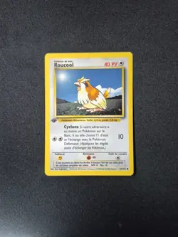 1999 Pokemon FRENCH 1st Edition Base Set Roucool-Pidgey 57/102 NM - Image 1
