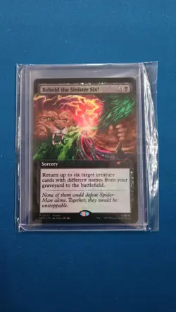 "Behold the Sinister Six" PAX West EXCLUSIVE PROMO CARD Magic the Gathering MTG - Image 1