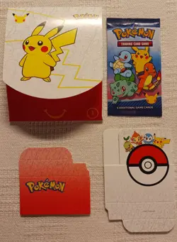 4 Sealed McDonald's Pokemon 25th. Anniversary Booster Packs, 2 - 25th.Happy Meal - Image 2