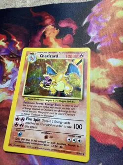 Pokemon TCG Charizard Base Set Holo Unlimited Rare Card 4/102 - Image 2
