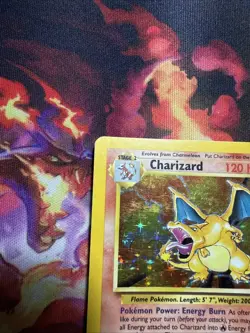 Pokemon TCG Charizard Base Set Holo Unlimited Rare Card 4/102 - Image 4