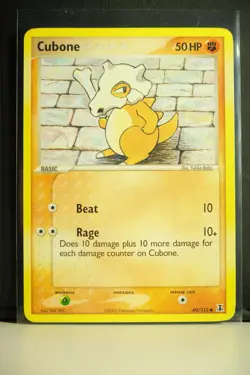 Cubone 60/113 Common Delta Species Pokemon Damaged - Image 1