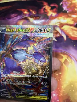 Mega Latias EX SIR Special Illustration Rare 181/132 Mega Evolution Pokemon NM - Image 3
