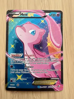 Pokemon Mew EX Full Art Ultra Rare Holo RC24/RC25 Legendary Treasures LP - Image 1