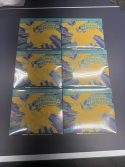 Lot of 6 - Pokemon Ascended Heroes Elite Trainer Box ETB Sealed NEW - Image 1