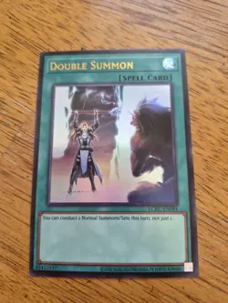 Double Summon LCKC-EN091 Ultra Rare NM Yugioh Card Unlimited - Image 1