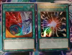 Yugioh Polymerization RA03-EN051 1ST ED NM Super Polymerization RA03-EN053 NM - Image 1