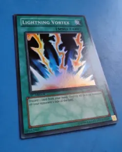 Lightly Played Yugioh Lightning Vortex - FET-EN040 - Super Rare - 1st Edition - Image 3