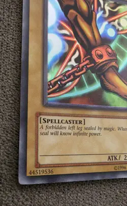 Yu-Gi-Oh! Left Leg of the Forbidden One Legend of BlueEyes White Drago LOB-EN121 - Image 2