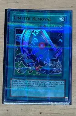LP YuGiOh Limiter Removal HL06-EN002 Ultra Parallel Rare Hobby League - Image 1
