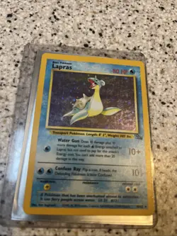 Lapras Pokemon Trading Card 80 HP Vintage Edition - Image 2