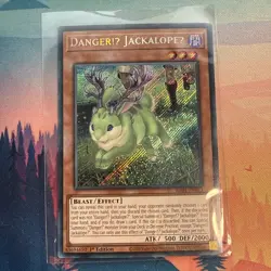 Yugioh Danger!U JackalopeU RA01-EN013 Secret Rare 1st Edition NM - Image 1