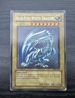 Yu-Gi-Oh! Blue-Eyes White Dragon SDK-001 1st Edition Ultra Rare - Image 1