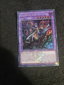 Azamina Ilia Silvia 25LP-EN010 Emblazoned secretRare Limited Edition NM Yugioh - Image 1