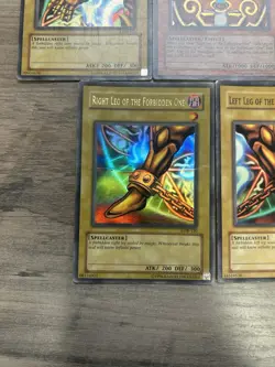 Yugioh Exodia The Forbidden One Complete 5 Card Set Mixed Vintage LOB DB1 MC1 - Image 2