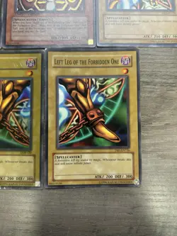 Yugioh Exodia The Forbidden One Complete 5 Card Set Mixed Vintage LOB DB1 MC1 - Image 3