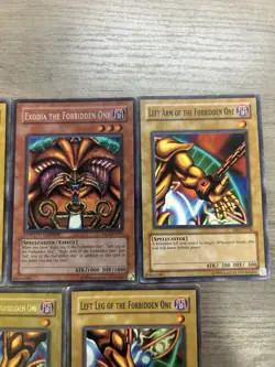 Yugioh Exodia The Forbidden One Complete 5 Card Set Mixed Vintage LOB DB1 MC1 - Image 4