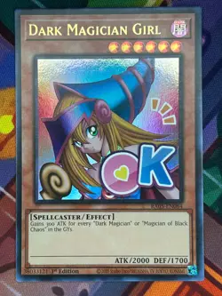 Yugioh TCG Dark Magician & Dark Magician Girl RA05 Holo 1st Edition NM - Image 4