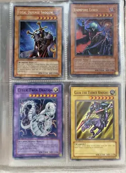 Yu-Gi-Oh Vintage Collection Binder Book w/ 56 Cards- Yugioh 1996 - Kaiba - A7 - Image 5