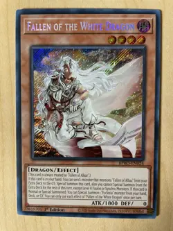 Yu-Gi-Oh! TCG Fallen of the White Dragon BPRO-EN024 Secret Rare Foil 1st Ed - Image 1