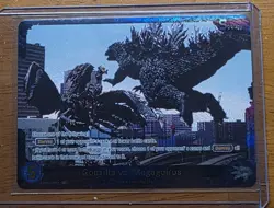 Godzilla VS Megaguirus EBP01-064+ SP Gold Foil Godzilla Card Game 1st Edition - Image 1