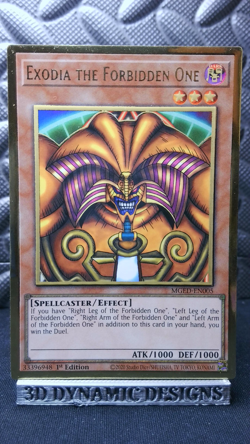 | Yugioh Exodia the Forbidden One MGED-EN005 1st Maximum Gold El Dorado LP 🔥 | - Image 1
