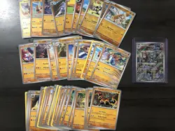 Pokemon 53 Card Lot! 1 Illustration Rare, Rev Holo, Uncommon, And Common! - Image 1