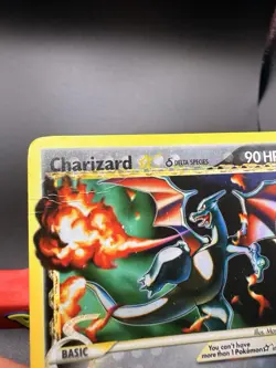 Gold Star Charizard Pokemon 2006 EX Dragon Frontiers #100 Charizard-Holo MP/HP - Image 2