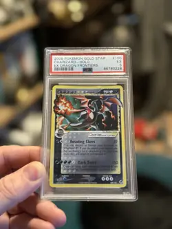 2006 Pokemon EX Dragon Frontiers Gold Star Charizard - Holo #100 PSA 5 BEAUTY - Image 4
