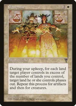 1x Equipoise (LP) - Visions - SPARROW MAGIC mtg - Image 1