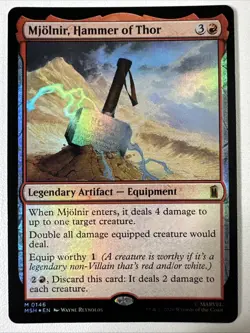 Mjolnir, Hammer of Thor Marvel Super Heroes Foil - Image 1