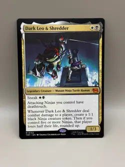 DARK LEO & SHREDDER 0142 TEENAGE MUTANT NINJA TURTLES MAGIC: THE GATHERING NM/M - Image 1