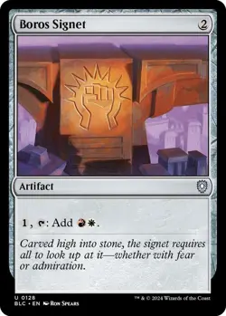 Boros Signet - Commander: Bloomburrow BLC - MTG - NM Magic - 128 U - Image 1