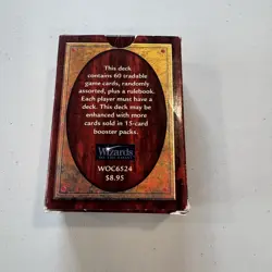 Vintage 1997 WOTC Magic the Gathering Fifth Edition Deck Empty Box And Manua MTG - Image 3