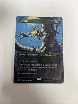 Lignify Borderless Rainbow Foil Card #2192 Foil MTG - Image 1