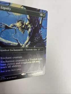 Lignify Borderless Rainbow Foil Card #2192 Foil MTG - Image 2