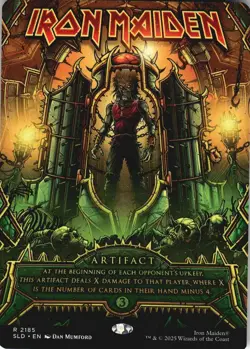 Iron Maiden 2185 Rare Secret Lair Drop Series Magic: The Gathering Near Mint - Image 1