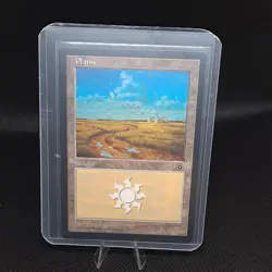 [1x] Plains (162) Played, English Portal Second Age MTG Magic NM - Image 1