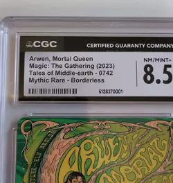 MTG - Tales of Middle Earth: Arwen, Mortal Queen (0742) - CGC 8.5 - Image 2