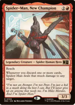Spider-Man, New Champion 705 MSC Commander: Marvel Super Heroes NM - Image 1